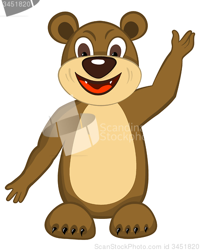 Image of Funny Cartoon Bear