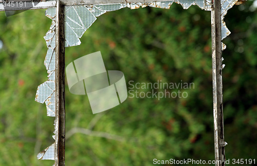 Image of broken window