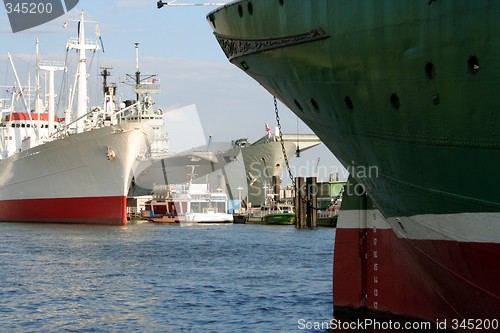 Image of ships in the harbor