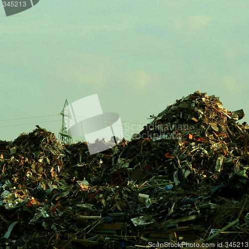 Image of scrapyard with old scrap