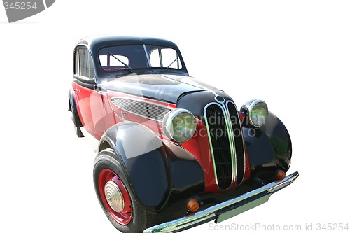 Image of Red - Black Car from 1930's