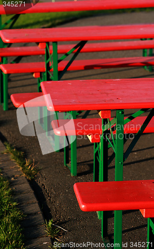 Image of party tables