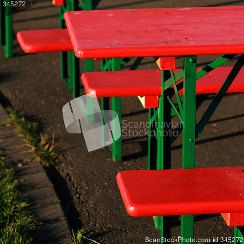 Image of party tables