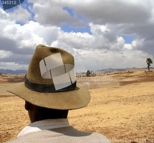 Image of farmer in peru