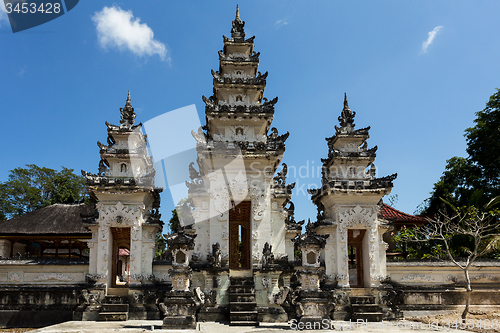 Image of Hindu temple at Pura Sahab, Nusa Penida, Bali, Indonesia