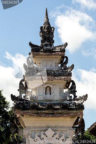 Image of Hindu temple at Pura Sahab, Nusa Penida, Bali, Indonesia