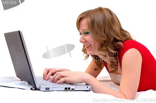 Image of Laptop girl