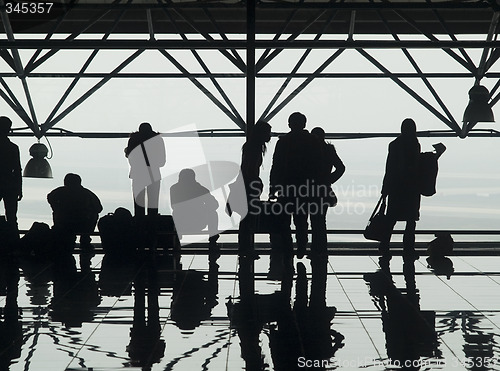 Image of Silhouettes of travellers