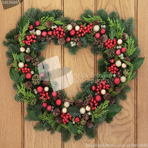 Image of Traditional Christmas Wreath