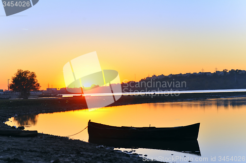 Image of boat on danube