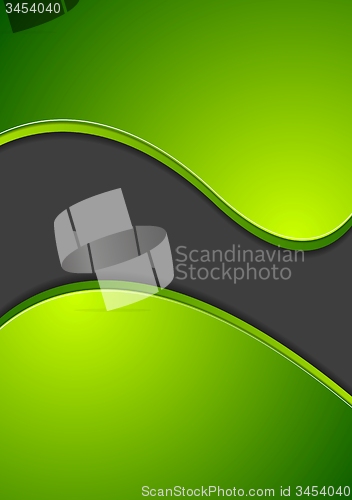 Image of Abstract wavy vector background