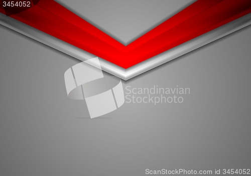 Image of Red grey corporate abstract background