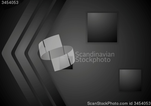 Image of Dark abstract corporate tech background