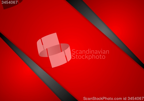 Image of Abstract red corporate background