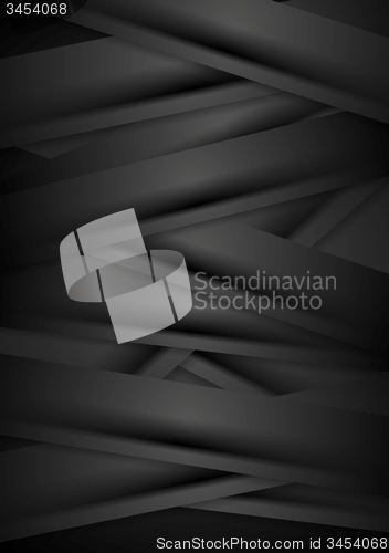 Image of Black concept corporate abstract background with stripes