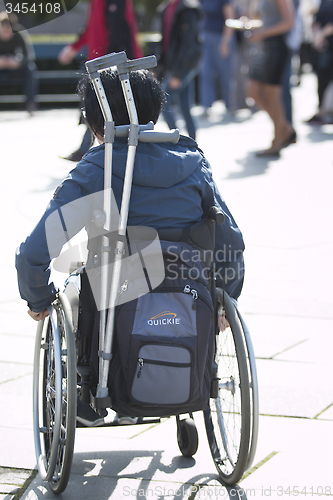 Image of Disabled in Wheel Chair