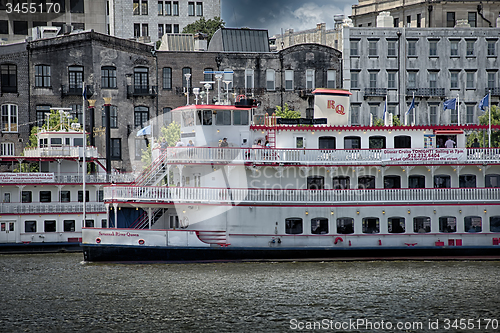 Image of Savannah Georgia USA downtown skyline