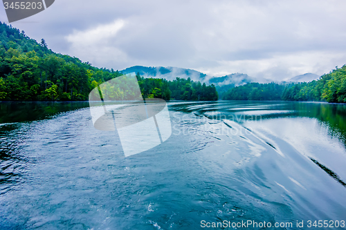 Image of lake santeetlah scenery in great smoky mountains