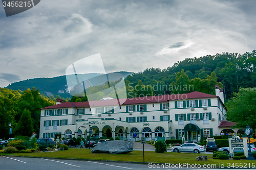 Image of chimney rock town and lake lure scenes