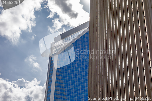 Image of charlotte nc skyline and street scenes during day time