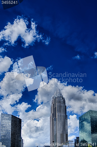 Image of charlotte north carolina skyscrapers