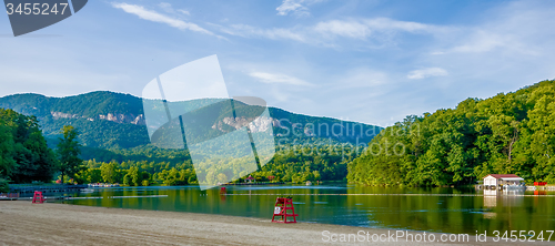Image of chimney rock town and lake lure scenes