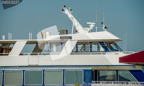 Image of boats and fishing boats in the harbor marina