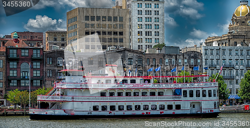 Image of Savannah Georgia USA downtown skyline