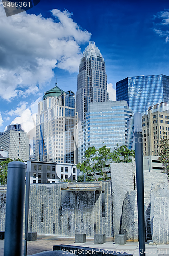 Image of charlotte north carolina skyscrapers