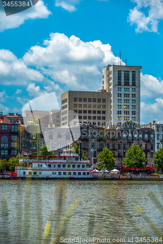 Image of Savannah Georgia USA downtown skyline