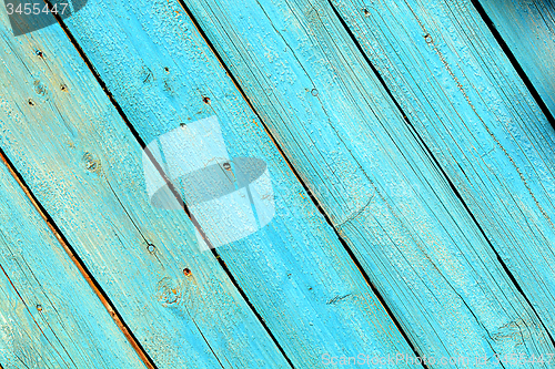 Image of Blue old wooden background