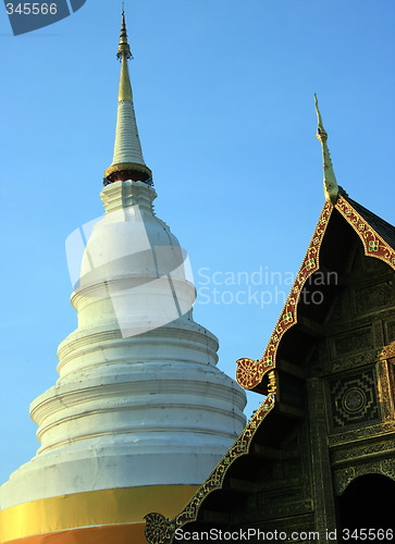 Image of Chedi and temple