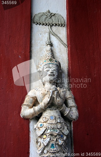 Image of Buddha on the wall