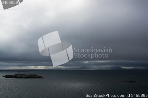 Image of Atlantic at Henningsvaer, Lofoten, Norway