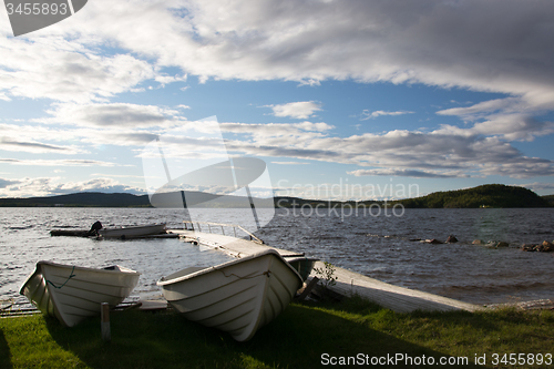 Image of lake Inari, Lapland, Finland