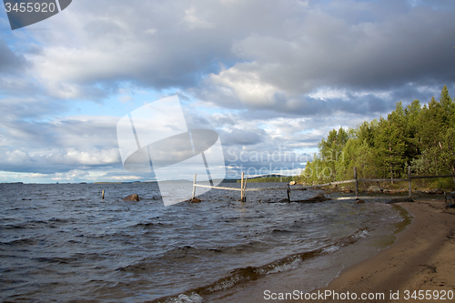 Image of lake Inari, Lapland, Finland