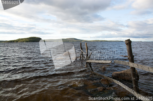 Image of lake Inari, Lapland, Finland