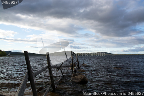 Image of lake Inari, Lapland, Finland