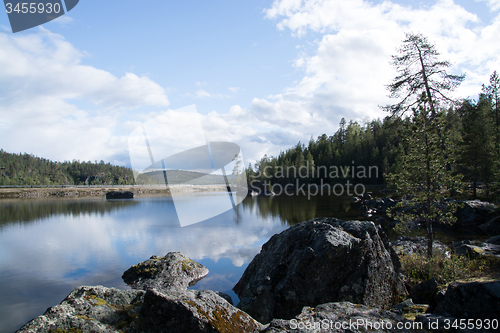 Image of Lake in Lapland, Finland