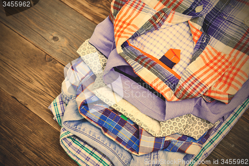 Image of colorful shirts