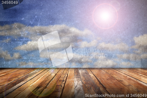 Image of wooden floor abstract background 