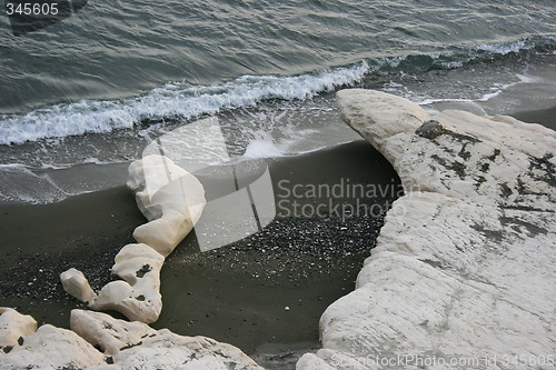 Image of The rocks and the sea