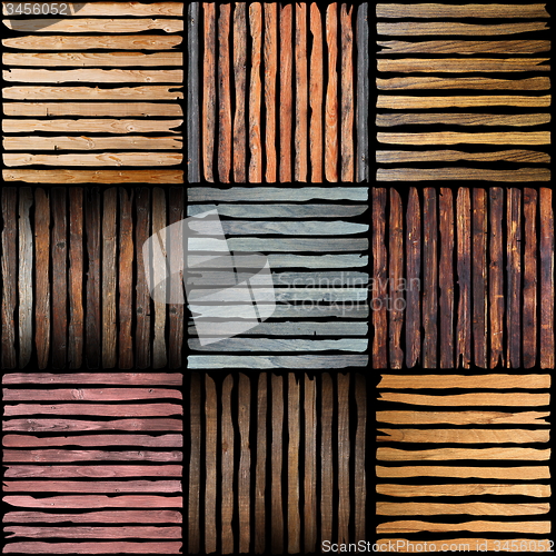 Image of wooden plank pieces