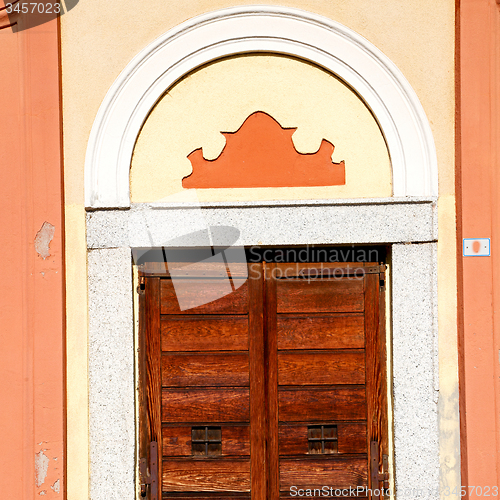Image of old   door    in italy old ancian wood and traditional  texture 