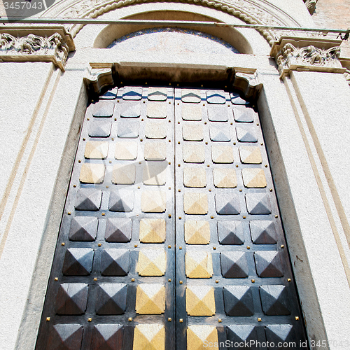 Image of old   door    in italy old ancian wood and traditional  texture 