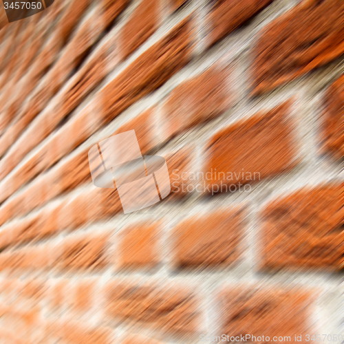 Image of abstract step   brick in  italy old wall and texture material th