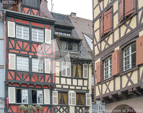 Image of architectural detail in Colmar