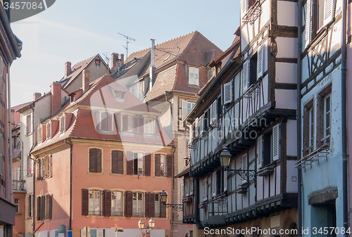 Image of architectural detail in Colmar