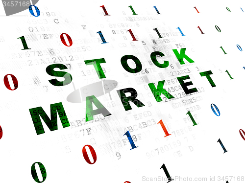 Image of Business concept: Stock Market on Digital background