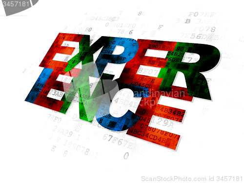 Image of Business concept: Experience on Digital background
